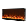 High Quality Custom Flame Color And Size Tempered Glass 3 Sided Electric Fireplace