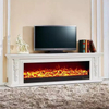 Smart Home Compatible 3D Mist Fireplace with LED Display