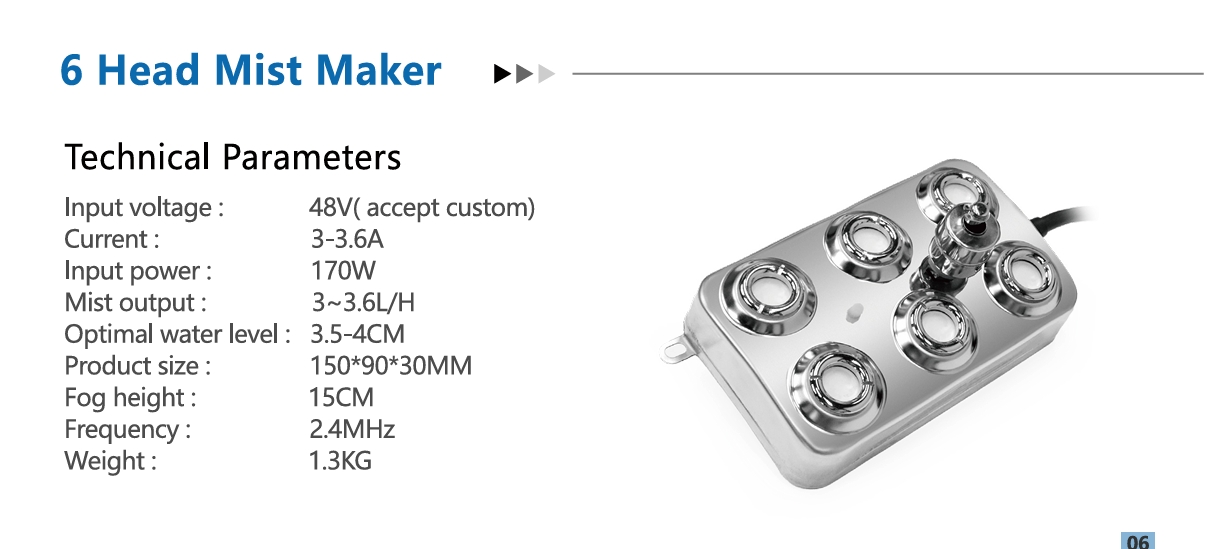 6 Head Mist Maker