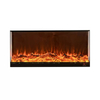 High Quality Custom Flame Color And Size Tempered Glass 3 Sided Electric Fireplace