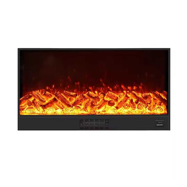 Ultra-Thin Electric Fireplace Insert for Modern Interiors
