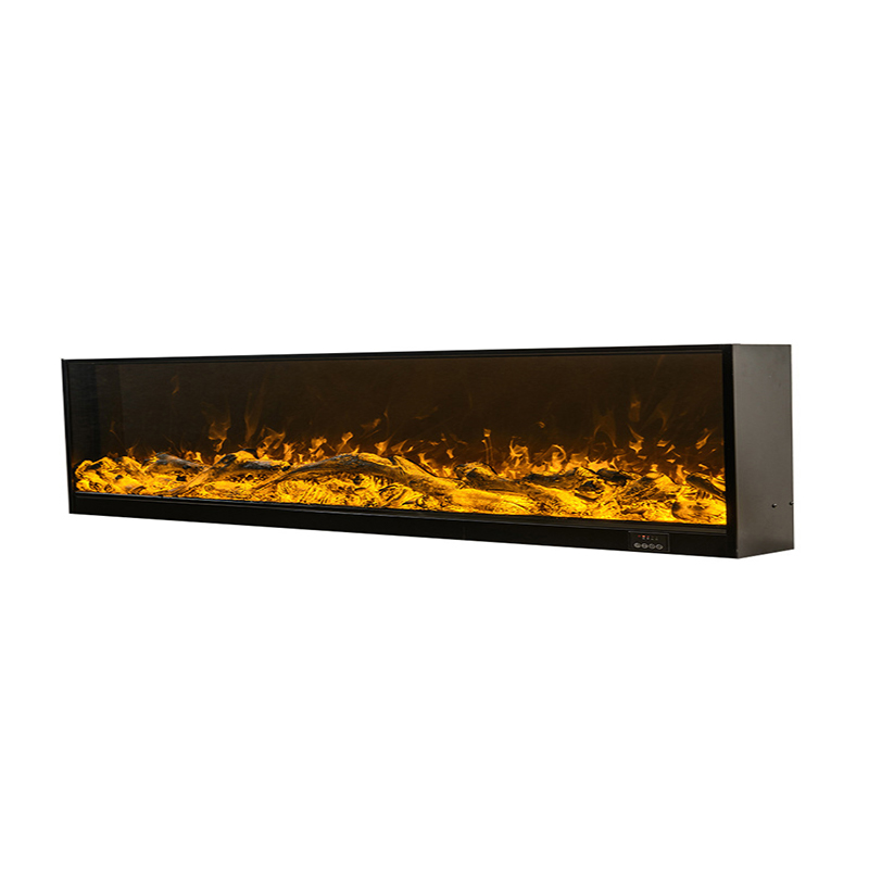 Manufacturer Supply Electric Fireplace Multi Sizes Supported Luxury Modern Indoor Insert Custom Artificial Fire Place