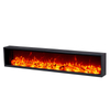 Built-In Electric Fireplace with App-Controlled LED Flames
