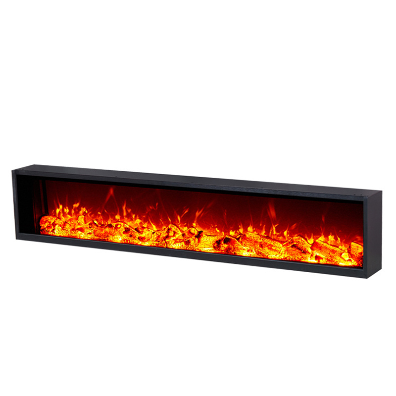 Smart Electric Fireplace with Voice Control and LED Display