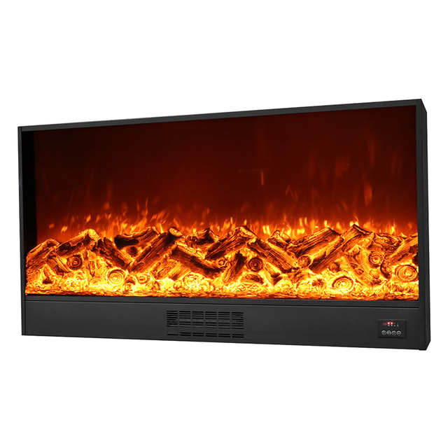 Modern Electric Fireplace Insert with Multi-Color Flame Options