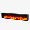 Built-In Electric Fireplace with App-Controlled LED Flames