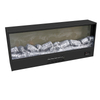 Custom Wall-Mounted Electric Fireplace with LED Flame Display