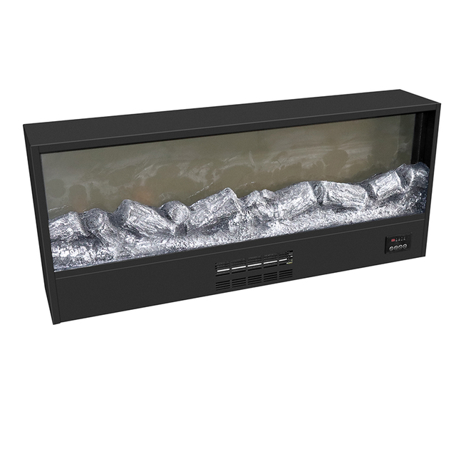 Modern Electric Fireplace Insert with Multi-Color Flame Options