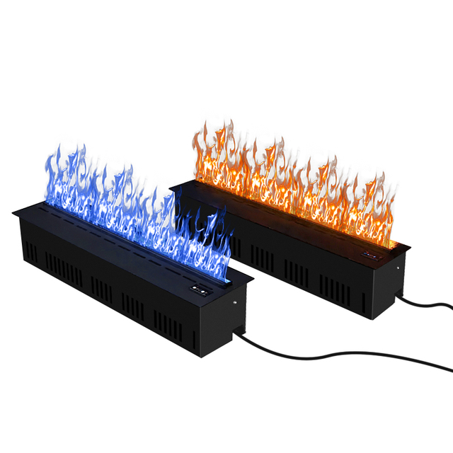 Indoor Electric Fireplace with Realistic 3D Steam Flame Effect